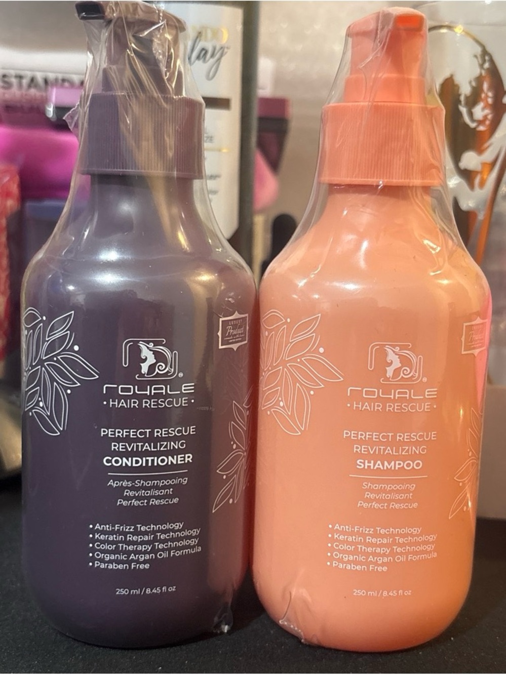 Perfect Rescue Revitalizing Shampoo & Conditioner - Purple & Peach